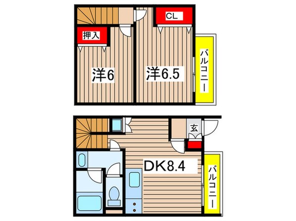 メゾン・ド・ローズの物件間取画像